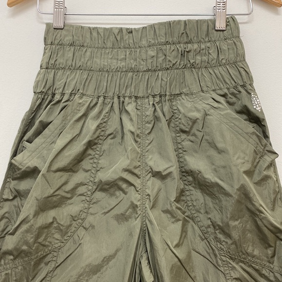 Free People The Way Home Jogger Pants Women's Small Pull On Green - Picture 4 of 10